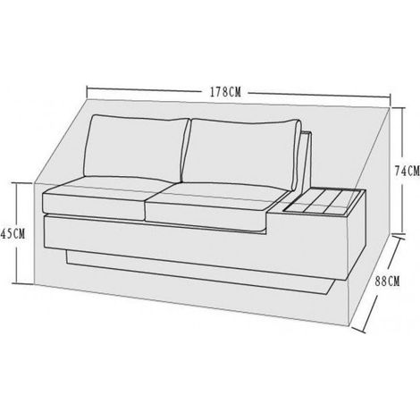 Signature Weave Mauritius Corner Sofa Set Furniture Cover Outdoor Sofa