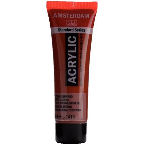 Peinture acrylique - Amsterdam - Standard - 20 Ml - Rouge - Terra Siena Bruciata (1/2)