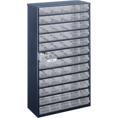 raaco 1260-00 Cassettiera (L x L x A) 306 x 150 x 552 mm Scomparti: 60 Contenuto 1 pz. (1/3)