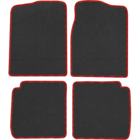 Tappetini dedicati per Suzuki Vitara I SUV 5 porte dal 1990 al 2000 - EVA A NIDO D'APE NERO (1/5)