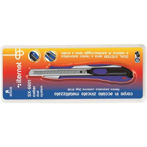 Artiglio 4321B Taglierino Nero, Blu Taglierino a lama retrattile