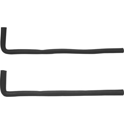 2-teiliges Heizungsschlauch-Set (90°-Winkelstück) passend für Chevrolet LS-Motoren (5/8" und 3/4" Innendurchmesser) (1/5)