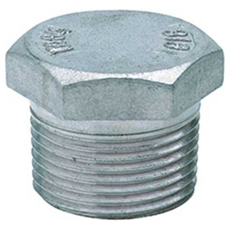 Tapon Rosca Macho Acero Inoxidable Aisi 316  Medidas  Accesorios Fontanería: 1'' 1/4
