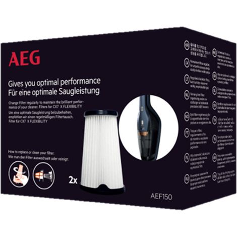 Pacchetto di 2 filtri AEF150 originali - Aspirapolvere - AEG - 43562767319599030828 (1/2)