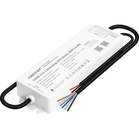 Controlador 5 En 1 Para Tira LED Con Fuente De Alimentación