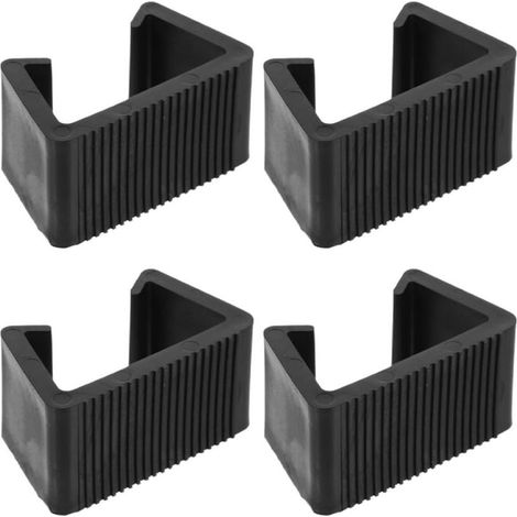 YARNOW Lot de 4 pinces pour canapé d'extérieur en plastique noir (1/5)