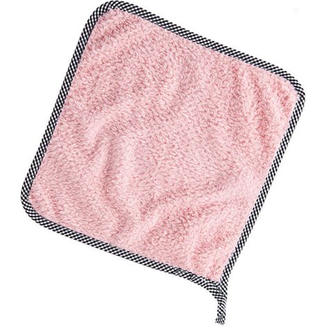 Serviette suspendue en polaire corail, chiffon de nettoyage absorbant et multifonctionnel pour la cuisine