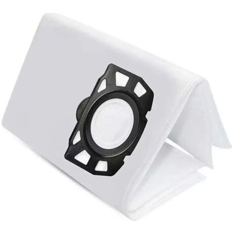 Paquete de 10 bolsas para aspiradora Kärcher WD4, WD5, WD6, MV4, MV5, MV6 - Microfibra de 5 capas, alta filtración 99,99%, bolsas duraderas no tejidas, compatibles con aspiradoras multifunción Kärcher (1/4)