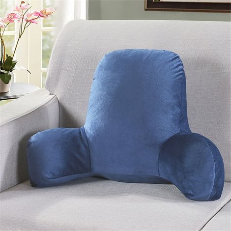 Appui-Dos En Peluche - Coussin D'Accoudoir Pour Lit Ou Canapé - Support Lombaire Pour Lecture Assise - 52 x 38 x 20 cm - 1 Pièce (1/5)