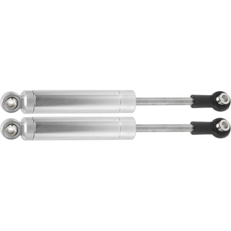 102 mm 75004 Aluminiumlegierungs-Stoßdämpfer mit integrierter Feder für TRAXXAS SLASH 2WD ferngesteuertes Auto (Silber) (1/5)