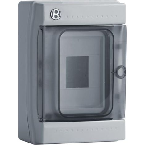 Centralino ip65 8 moduli portella fumè linea pablo grigio bocchiotti b06521 (1/2)
