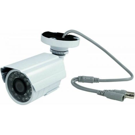 TELECAMERA GRANDANGOLO INFRAROSSI 24 LED OTTICA 2.8 mm 1000 TVL CCD IR (1/4)