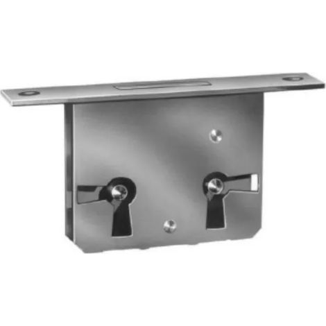 SERRATURA  MERONI M32 INFILARE BORDO OTTONE  ENTRATA MM.30 (1/3)