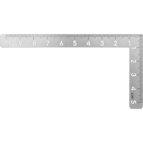 Règle Carrée en Acier Inoxydable pour Travail du Bois, Outil Multifonction Précis Marquages Creux, pour Menuiserie et Mesures à 90 Degrés (1/5)