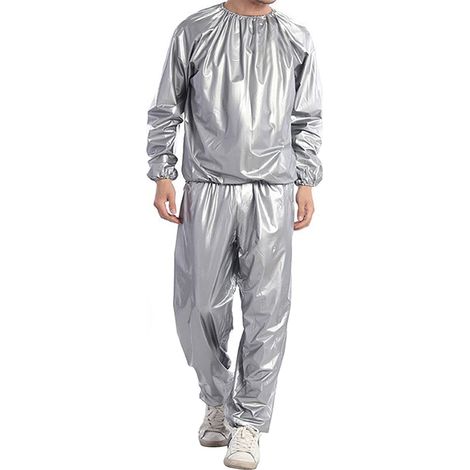 Combinaison De Sauna En PVC - Costume De Sudation Pour Fitness Et Perte De Poids - Résistant Et Élastique - Pour Homme Et Femme (1/5)
