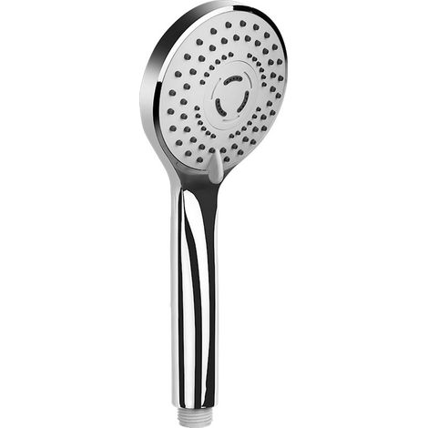 1 pommeau de douche, flexible de douche, support, joints, visserie, économie d'eau, pression stable, salle de bain et toilettes (1/5)