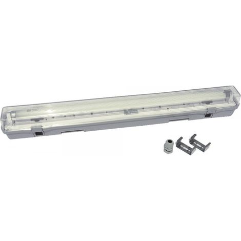 Pantalla estanca 1x600 mm ABS para tubos led
