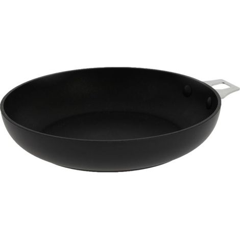De Buyer - Poele ronde antiadhesive CHOC INTENSE TWISTY amovible en aluminium - Diametre 28 cm -, Gris (1/2)