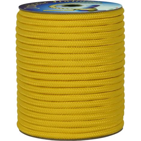 Corderie Italiane 006076094 Treccia polipropilene gialla 5 mm - 100 mt (1/3)