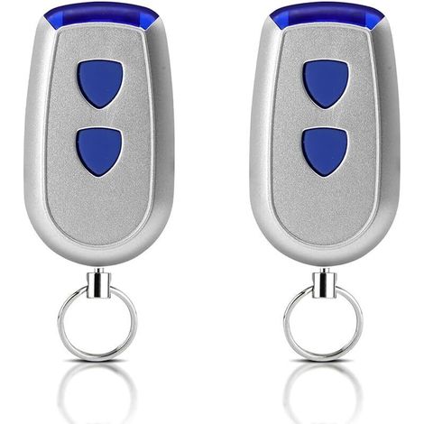 2 piezas de repuesto para transmisor de mano Normstahl, control remoto de 2 canales de 433,92 MHz, compatible con Normstahl Crawford EA433 2KS, EA433 4KS, T433-4, RCU 433-2, RCU 433-4, EA433 2KM Micro
