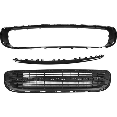 Unterer Kühlergrill der vorderen Stoßstange 51117250789 Rahmenverkleidung, glänzend schwarz, Ersatz für Cooper Clubman R55 LCI Base (1/5)