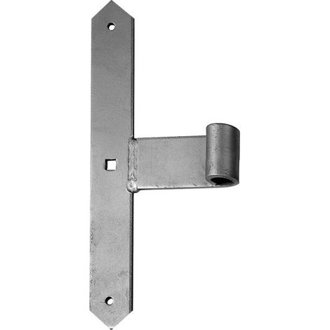 ALBERTS Tor-Mittelband, Abschluss spitz, feuerverzinkt, HxB 300x40 mm,Rolle Ø16 mm (1/3)