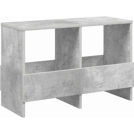 Maison Exclusive - Scaffale per riviste Grigio cemento 68,5 x 30 x 45 cm