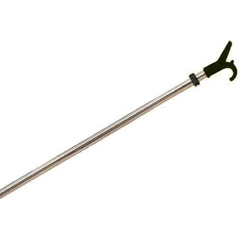 ASTA PRENDIABITI Telescopica in Metallo da 150 cm ALLUNGABILE CROMATA