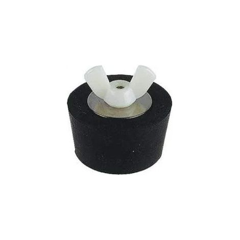 Tapón de goma 1"1/2 negro Aqualux