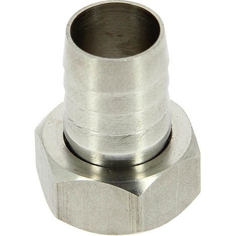 Embout cannelé inox usiné Ø15 femelle 1/2