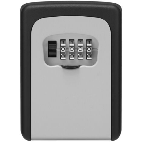 Boite à Clefs Haute sécurité de la police Safe Key Murale à 4 chiffres clés Coffre Combination Lock stocker les clés de (1/5)