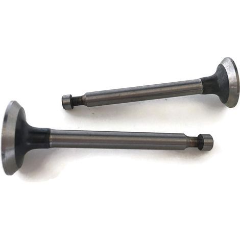 Replacement intake and exhaust valves En ex 14711-ZE0-010 000 14721-ZE0-000 810 for Honda GX110 GXV120 4HP Lawn Mower Trimmer Motor Engine (1/5)