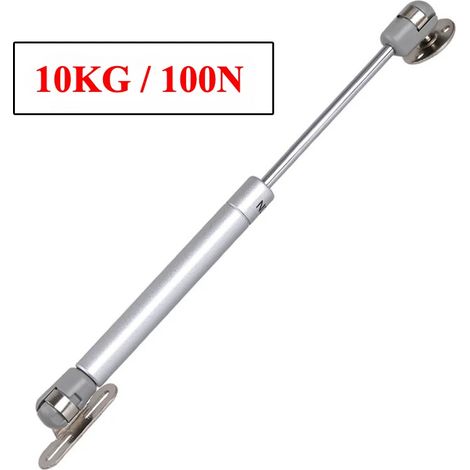(10 kg 100 N - 2 pièces) Vérins à gaz pour portes de placard, charnières hydrauliques, ressorts à gaz, quincaillerie pour meubles (1/5)
