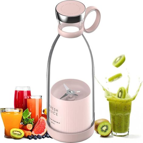 Blender portable 350 ml, blender personnel multifonctionnel, gourde de voyage rechargeable par USB (1/5)