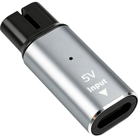 5V USB C Chargeur Adaptateur Compatible avec QP2724 QP2734 QP2824 QP2834 QP4631 MG7930 MG7950 MG9530 Séries 7000 et 9000, Chargeur USB C Compatible avec Tondeuses (1/5)