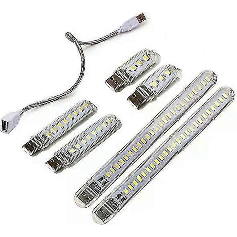 Mini-USB-Buchlampe, tragbare USB-LED-Lampe, 5 V DC, ultrahelle Leselampe, geeignet für Powerbank, Camping, PC, Laptop, USB-Nachtlicht - JXLGV (1/5)