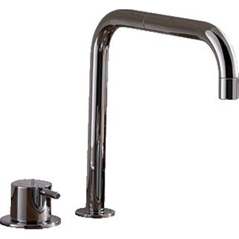 Vola 590 Robinet mitigeur 2 trous avec mitigeur simple effet, chromé - 590-16