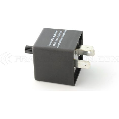Relais CF13 JL-02 Ajustable Clignotant LED 12V Flasher Moto Voiture 12V 0.02A à 20A (1/5)