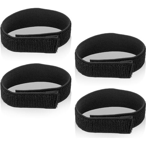 Lot de 2 paires de clips de vélo pour pantalon de cyclisme, pantalons, bottes, chemisiers, bandes de sécurité pour randonnée, camping, cuissardes, pêche, uniformes (1/5)