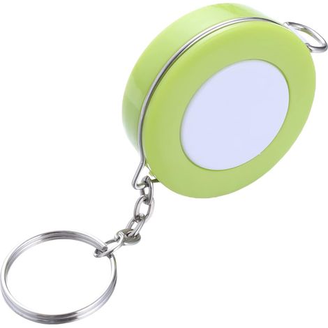 Mètre ruban rétractable vert doux de 1,5 mètre (60 pouces) pour la couture, les travaux manuels et les loisirs créatifs. (1/5)