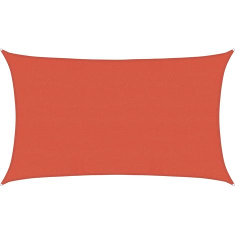 Sunshade Sail 160 g/m² Terracotta 5x8 m HDPE vidaXL