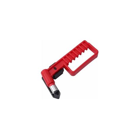 Autosicherheitshammer – Gurtschneider und Glasbrecher – Ergonomischer, rutschfester Griff – Kompakt und leicht (1/5)