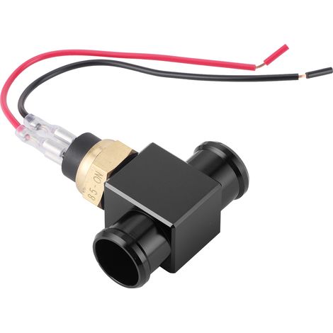 Thermostat-Wassertemperaturschalter, Kühlerlüfter-Temperatursensor für Motorrad, ATV, Geländefahrzeug (Schwarz) (1/5)