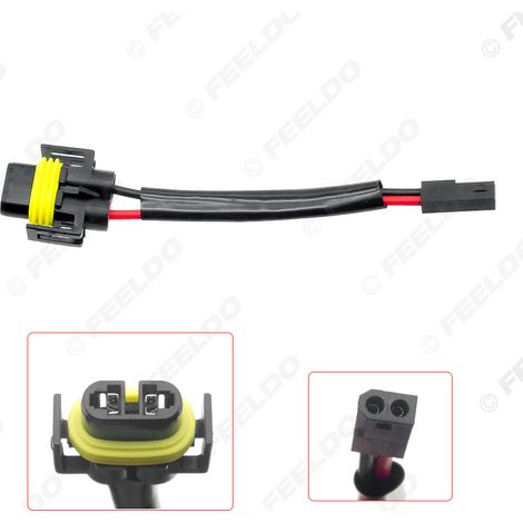 Adaptateur LED automobile H11-21, câble de support de lampe 5500, câble convertisseur d'éclairage automobile, câble adaptateur pour lampe LED/HID