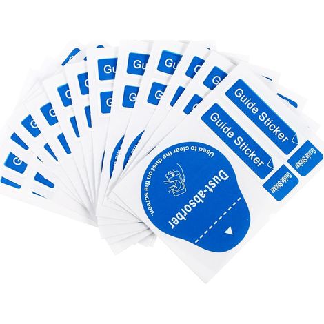 Pack de 200 autocollants anti-poussière LCD, nettoyeur de poussière pour téléphone mobile, appareil photo et écran, absorbeur de poussière efficace sans résidu, pratique et gain de temps, adapté aux é (1/5)