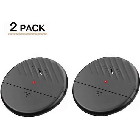 Alarma de vibración de 125 dB, detector de rotura de cristales por vibración, alarma de vibración para puertas y ventanas para advertir a los ladrones, seguridad antirrobo. (1/5)