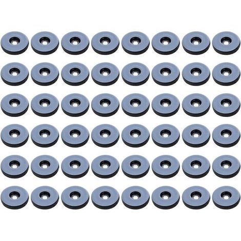 Pattini per mobili, confezione da 48 pattini rotondi in Tflon, pattini antivibrazione per mobili - 19 mm, (rotondi) (1/4)