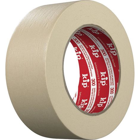 Feinkreppklebeband KIP 300 MASKING-TEC® – natur 48 mm x 50 m