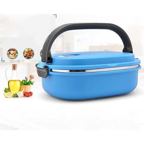 Boîte à lunch isotherme en acier inoxydable alimentaire, boîte repas isotherme multicolore pour école, bureau et pique-niques, boîte isotherme repas étanche (1/4)