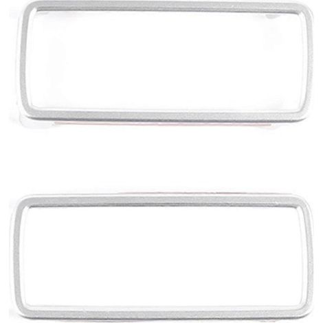 Lot de 2 cadres décoratifs pour crochet d'attelage de remorque, compatibles avec les modèles 90/110 (2020-2023). Autocollant décoratif pour crochet d'attelage. (1/5)